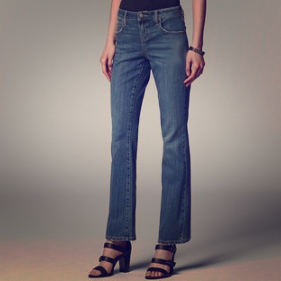 SimplyVera Vera Wang Jeans Bootcut Mid Rise Sz 8S - Picture 1 of 8
